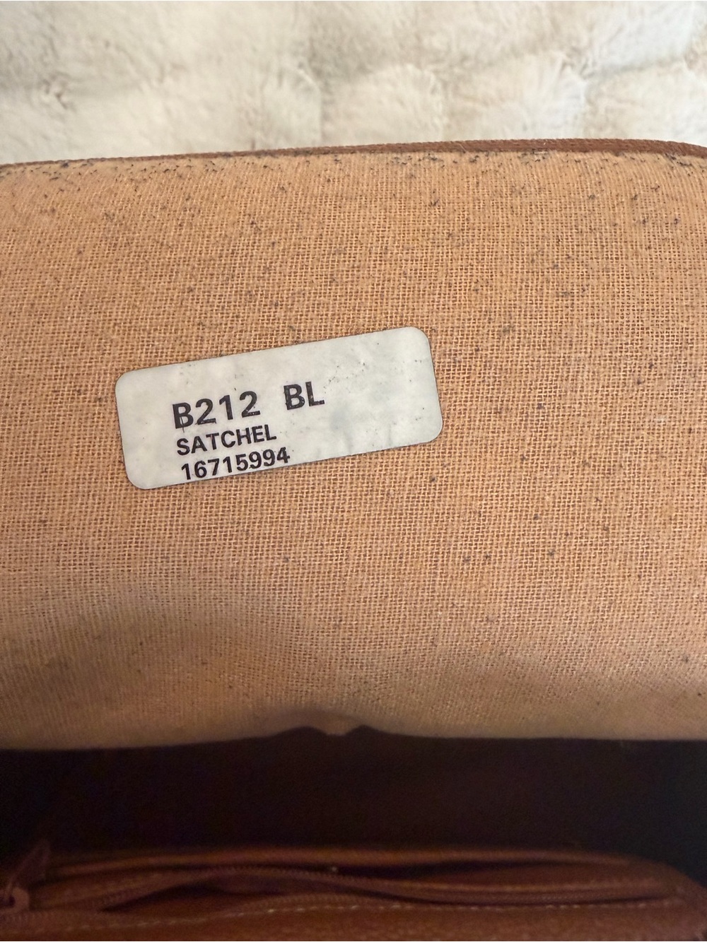 Vintage Dooney & Bourke Brown Trim Black Pebbled Leather Satchel B212 - Picture 2 of 7